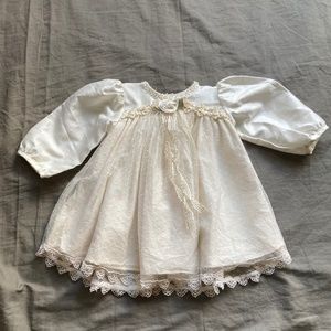 Vintage Peaches ‘n Cream Baby Girls Dress